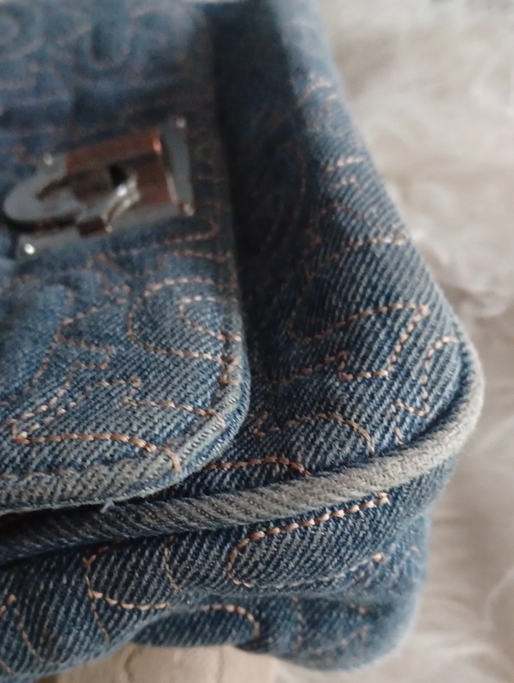 True Religion  Signature Denim Crossbody